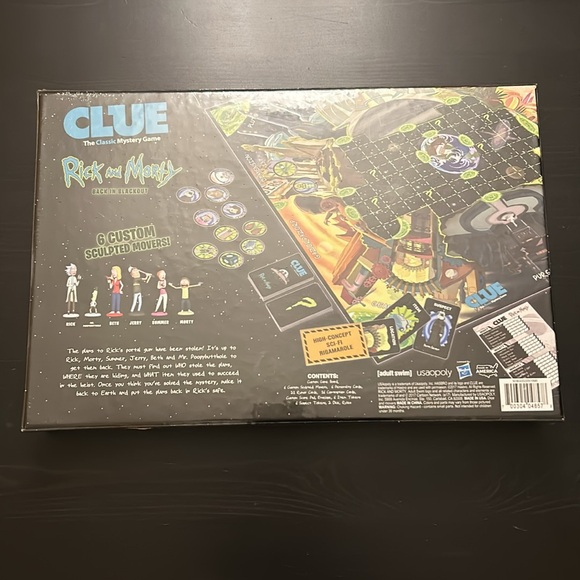 Rick and Morty Back in Blackout Clue board game NIB sealed never opened - Picture 8 of 16